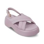 tresmode 239-LONIR Purple Women Wedges Sandals EU/40 UK/7