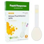 BTNX Rapid Response® Urinary Tract Infection (UTI) Test Strips with Handles - Rapid Home Self Testing Kit - Accurate Results in 1-2 Minutes Easy to Use (3 Pack)