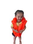 KidsZeeNie® Red Adjustable Swimming Inflatable PVC Safety Life Jacket for Kids| Beginner Learning Swim Vest Jacket for Kids| Pool Accessories for Children Pool Boys and Girls for Water Floatation