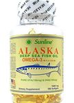 Alaska Deep Sea Fish Oil Omega-3, 100 Count (Pack of 1)