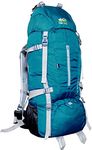 hiker's way Rucksack Trekking Bags/Backpacks with Waterproof Compartment & Rain Cover (75 L, Blue)