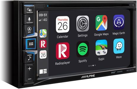 Alpine INE-W611D Car Radio – Black Multimedia Navigation System
