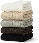 YSense 5 Pairs Womens Wool Socks Thick Knit Warm Cozy Comfy Winter Socks Gifts for Women