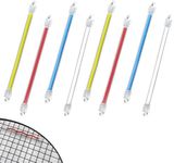 SPORTIC 8 pcs Tennis Racket Dampener, Racket Shock Absorber to Reduce Vibration, Tennis Racquet Vibration Dampener, Racquet Accessories for Tennis Player Sports Favor-4 Colors