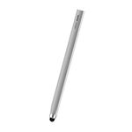Adonit Mark Executive Capacitive Stylus for Touchscreen Kindle Touch iPad/Air/iPad Pro/Mini, iPhone 7/8/Plus/X/XR/Max, Samsung S10/9/8/Plus/Edge/Note, and All Touch Screen Devices, Tablets - Silver
