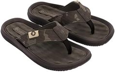 CARTAGO Dunas VI Thong Sandals for Men, Brown Pattern, 8