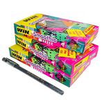 WIN Smoothie Ball Pens | 60 Black Ink Pens | Lightweight & Colourful Design | Use & Throw Pens | For One Time Use | Smooth Writing | Pens for Students | Stick Pens Set