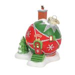 Department 56 North Pole Village Norny's Ornament House Lit Building, 5.39 Inch, Multicolor