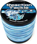 Reaction Tackle Braided Fishing Line Blue Camo 100LB 1500yd