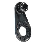 MusicNomad Acousti-Lok Strap Solution for 3 Screw Output Jacks & End Pins, Black, MN273