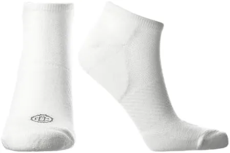 Doctor's Choice Plantar Fasciitis Compression Socks, Arch Support For Men & Women, 10-20 mmHg Compression (White, Medium)