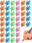 JustBlanks 60 Pcs Pencil Grips for Kids Handwriting Pencil Holder for Kids Posture Correction Writing Training for Toddlers Silicone Pencil Grip Bulk
