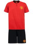 Manchester United FC Mens Pajamas Red X-Large