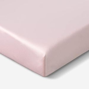Bedgear Baby Hyper-Linen Performance Crib Sheet – Deflects Heat, Soft Airy Feel – 93% Rayon from Bamboo & 7% Linen – Breathable Fitted Crib Sheet, Sleep Comfort, Baby Shower Essentials, Light Pink