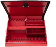 Montezuma 30" x 15" Triangle Toolbox, 30" W x 15" Deep, Heavy Duty Steel-Red