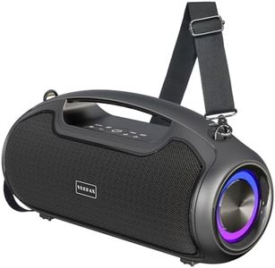 Portable Bluetooth Speakers Wireless, 200W PeaK Loud Sound with Deep Bass