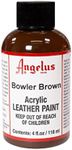 Angelus Leather Paint, Bowler Brown, 1oz jar (720-01-273)