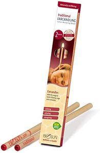 2 pcs (1 pair) BIOSUN traditional ear candles - made in Germany - magical scent of honey, sage and camomile - patented security filter