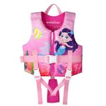 Welebar Toddler Swim Vest, Floaties with Adjustable Safety Strap for Boys and Girls Aged 2-10 Years/22-88lbs