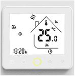 MOES ZigBee Thermostat, Smart Wireless Water Boiler Underfloor Heating, 5A, Smart Life Tuya App Compatible with Alexa Google, Requires Tuya ZigBee Hub