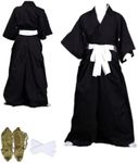 ZNZXYCOS US Size Adult Anime Cosplay Captain Men's Black And White Kimono Suit Halloween Costumes (X-Small)