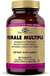 Solgar Female Multiple Tablets - Multivitamin Mineral Herbal Formula for Women - Advanced Phytonutrient - Vegan, Gluten Free, Dairy Free, 20 Servings, Standard Packaging, 60 Count