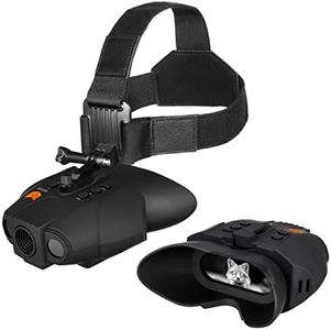 Nightfox Swift Night Vision Goggles | Digital Infrared | 1x Magnification | 75yd Range | Rechargeable Battery