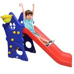 PEAHEN Foldable and Unbreakable Hut Shape Garden Slide for Kids Age up to 7 Years for Home and School (Multi Color)