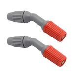 2Pcs Spray Nozzle Set, Durable Weedkiller Cone Spare Parts Sprayers Replacement for Watering and Cleaning(Fan Shape Nozzle)