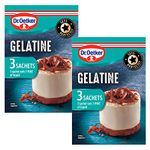 2 x 3 sachets Gelatin Powder Baking Cooking Quick Set Sweet Savoury