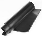 WochiTV Solid Rubber Strips Rolls, 12" Wide x 1/4" Thick x 24" Long Neoprene Rubber Sheets Perfect for DIY Gasket Material, Sealing, Liner, Shield, Padding, Mat