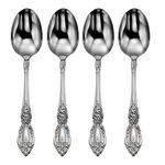 Oneida 2285004E Wordsworth Everyday Flatware Teaspoons 18/0 Stainless Steel, Silver