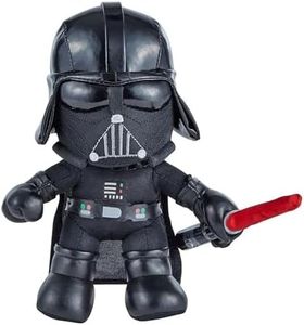 Star Wars Mattel Figurine Peluche Dark Vador 18 Cm Avec Sabre Laser Lumineux, Jouet à Collectionner Pour Fans Et enfants Dès 3 Ans, Gxb31 Exclusivité sur Amazon