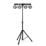 BeamZ Partybar3 LED DJ Light Bar with Stand and Renote Control - 4X Magic Ball & Par Disco Party Effect DMX Stage Lighting System