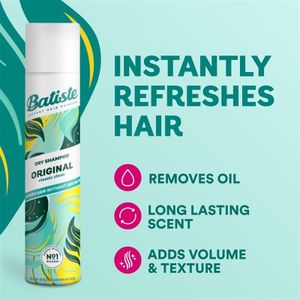 Batiste Original Dry Shampoo, 200ml – Instant Hair Refresh