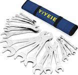 YIYEIE 18pcs Super-Thin Open End Wr
