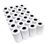 Thermal paper POS rolls for Swipping machine size of 57 mm x 15 mtrs 2 inches 55 GSM Black printing pack of (200)