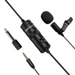 amazon basics Auxiliary Omnidirectional Lavalier Condenser Microphone (with 20ft Cable)