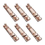 Atlantic Aluminium Tower Bolt 6 inch for Homes and Offices, Rose Gold Finish, Pack of 6 Pcs