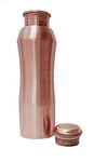 Pure Copper Curve Water Bottle 34 Oz Ayurvedic Leak Proof Copper Vessel for Drinking Water Bottle Birthday Gift Diwali gift 1 litre