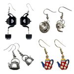 CutieJewelry Teapot Tea Pot Afternoon Womens Ladies Dangle Earrings