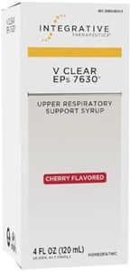 Integrative Therapeutics - V Clear EPs 7630 - Homeopathic Cold Medicine - Upper Respiratory and Lung Health Support - 99.95% Alcohol-Free Syrup - Cherry Flavored for Children and Adults