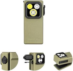 OLIGHT EDC Flashlight with UV Light, 3 Light Source, Oclip Ultra 530 Lumens Rechargeable Clip-On Flashlight, Black Light, IPX6, Perfect for Pet Urine, AC Leak, Scorpion, Resin, Curing UV Glue