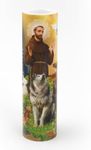 THE SAINTS COLLECTION St Francis Flameless LED Candle