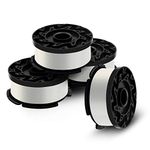 Black and Decker AF-100 Weed Eater Spool,30 Feet/0.065 Inches Line String Trimmer Autofeed System Replacement Spool (6 Spool,1 Cap,1 Spring)