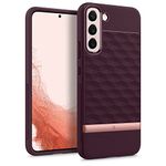 Caseology Parallax Protective Case Compatible with Samsung Galaxy S22 Case 5G (2022) - Burgundy