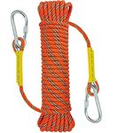 GOCART WITH G LOGO 32 FT Tree Climbing Rappelling Rope(Orange)