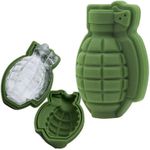 Grenade shaped ice mold (set of 2).