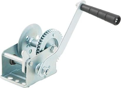 Fartools Treuil de halage à manivelle tout acier, charge maxi 450Kg, rapport transmission 4.2:1, double sens, cliquet réversible, câble non fourni