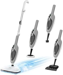 Steam Mop - 10-in-1 MultiPurpose Handheld Steam Cleaner Detachable Floor Steamer for Hardwood/Tile/Laminate Floors Carpet with 11 Accessories for Whole Home Use.